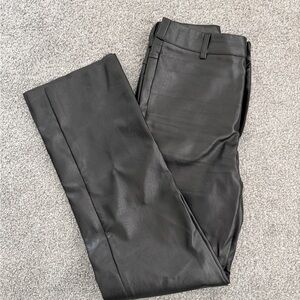 Princess Polly Black Vegan Leather Pants size 2